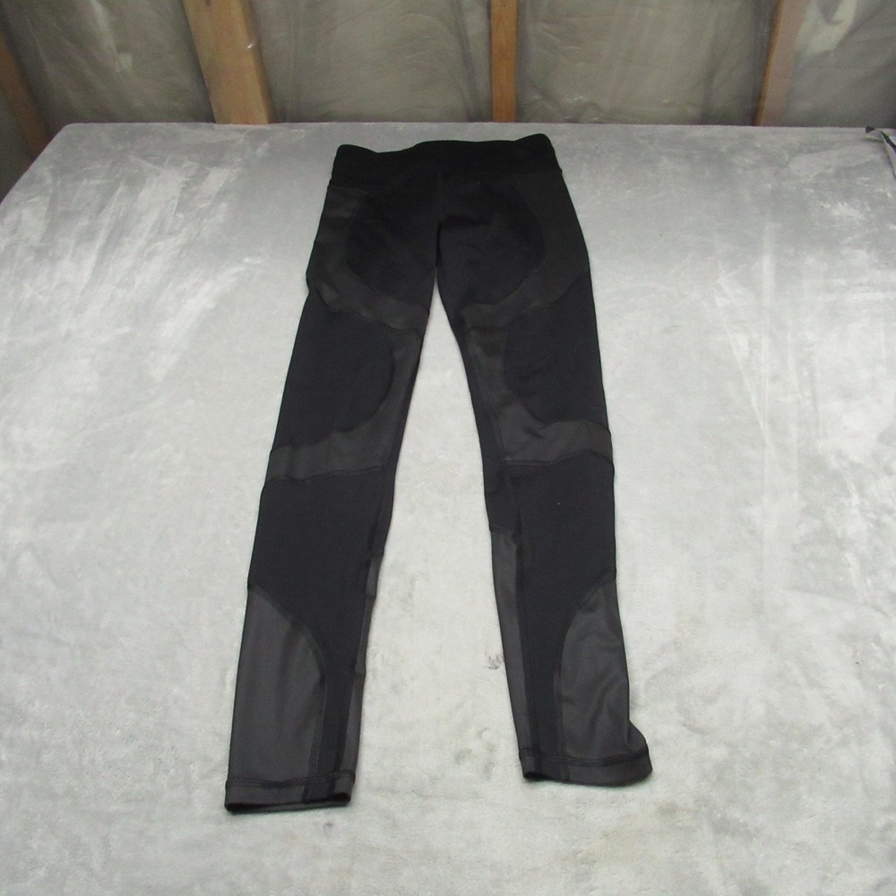 Lululemon Leggings Women 6 Black City Core Tight High Rise Drawcord Tights 25x28